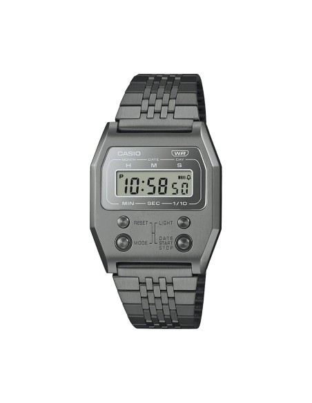 Casio Vintage Premium A1100GGV-8J JDM 40 × 35 × 9,1 mm acero con baño de iones