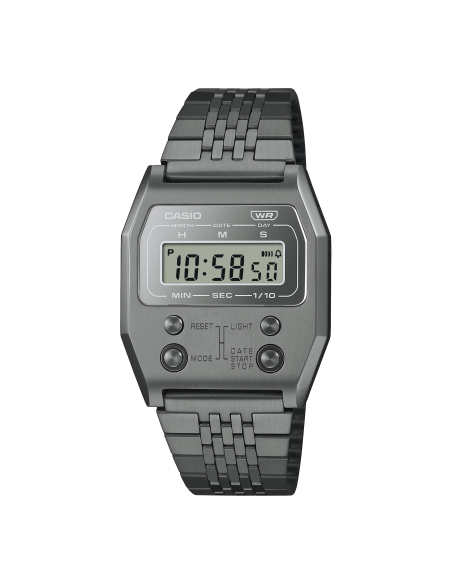Casio Vintage Premium A1100GGV-8J JDM 40 × 35 × 9,1 mm acero con baño de iones