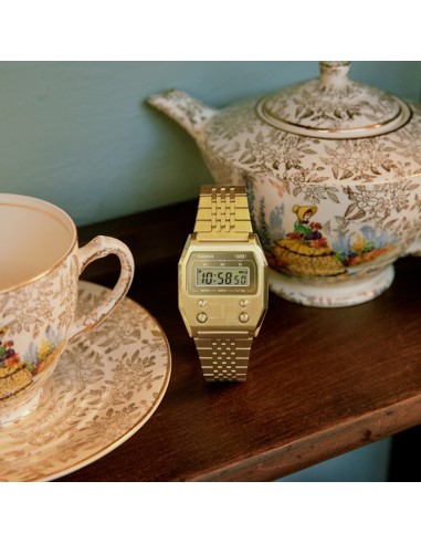 digital Casio Vintage Premium A1100GV-9JF JDM 40 × 35 × 9,1 mm acero