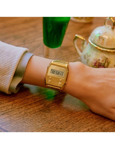 digital Casio Vintage Premium A1100GV-9JF JDM 40 × 35 × 9,1 mm acero