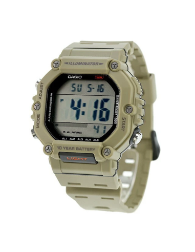 reloj deportivo hombre Casio  AE-1600H-5AV  54,1 × 49,7 × 15,9 mm 10 años batería 100m WR 5 alarmas