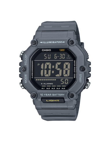reloj deportivo hombre Casio  AE1600H-8BV  54,1 × 49,7 × 15,9 mm 10 años batería 100m WR 5 alarmas