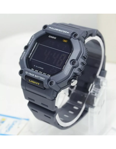 reloj deportivo hombre Casio  AE1600H-8BV  54,1 × 49,7 × 15,9 mm 10 años batería 100m WR 5 alarmas