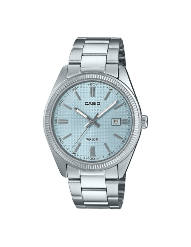reloj unisex clásico Casio MTP-1302PEC-2A 44.2 × 38.5 × 9.2 mm 50m WR  correa de acero