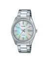 reloj unisex clásico Casio MTP-1302PSC-7A Madreperla 44.2 × 38.5 × 9.2 mm 50m WR  correa de acero