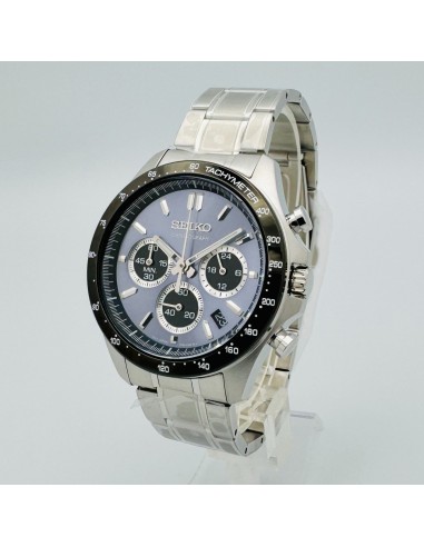 reloj cronógrafo hombre Seiko Spirit SBTR027 JDM 39.8mm 100m WR correa de cuero