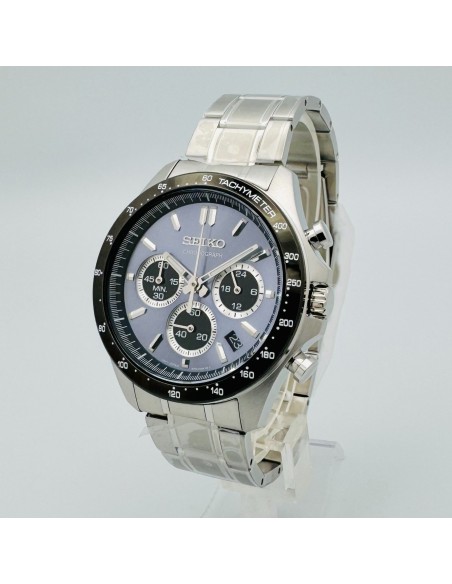 reloj cronógrafo hombre Seiko Spirit SBTR027 JDM 39.8mm 100m WR correa de acero