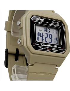 Reloj hombre militar Casio W217H-3BV camuflaje correa goma 2