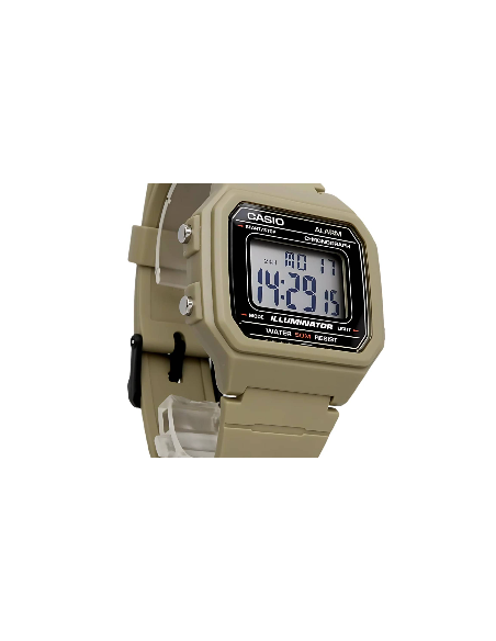 Reloj hombre militar Casio W217H-3BV camuflaje correa goma