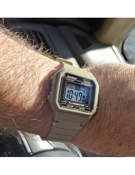 Reloj hombre militar Casio W217H-3BV camuflaje correa goma