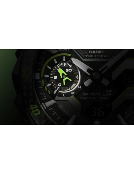 solar Bluetooth Casio Edifice ECB-2200YRC-1A3JF JDM  CARBON WINDFLOW 48.2mm 100m WR Mobile Link
