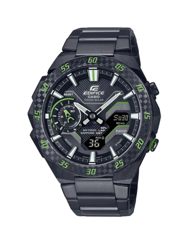 solar Bluetooth Casio Edifice ECB-2200YRC-1A3JF JDM  CARBON WINDFLOW 48.2mm 100m WR Mobile Link