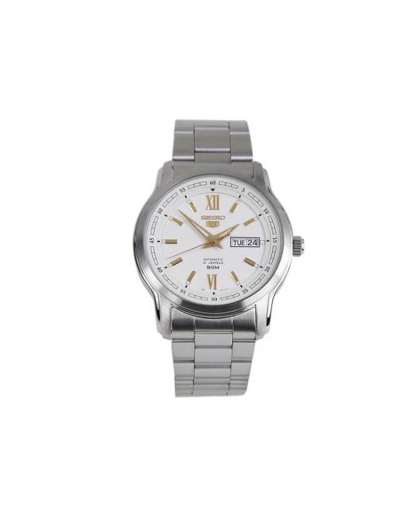 reloj automático hombre Seiko 5 SNKP15K1 42,3mm 50m WR 7S26 correa de acero
