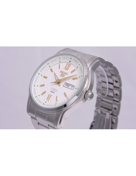 reloj automático hombre Seiko 5 SNKP15K1 42,3mm 50m WR 7S26 correa de acero