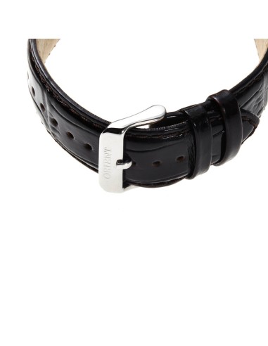 automático hombre Orient Open Heart Semi-Skeleton TAG02005W 41mm 50m WR correa de cuero
