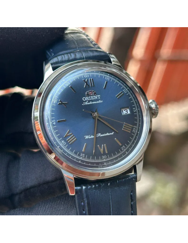 automático hombre Orient Bambino Blue Sunburst RA-AC0024L 40,5mm 30m WR