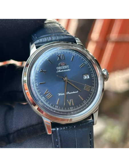 automático hombre Orient Bambino Blue Sunburst RA-AC0024L 40,5mm 30m WR