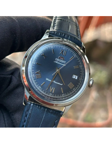 automático hombre Orient Bambino Blue Sunburst RA-AC0024L 40,5mm 30m WR