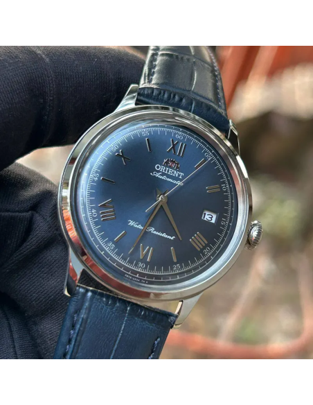 automático hombre Orient Bambino Blue Sunburst RA-AC0024L 40,5mm 30m WR