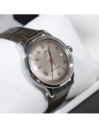 automático hombre Orient Bambino Grey Sunburst   RA-AC0025N 40,5mm 30m