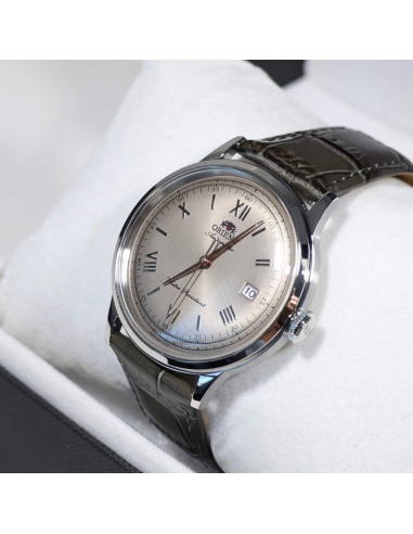 automático hombre Orient Bambino Grey Sunburst   RA-AC0025N 40,5mm 30m