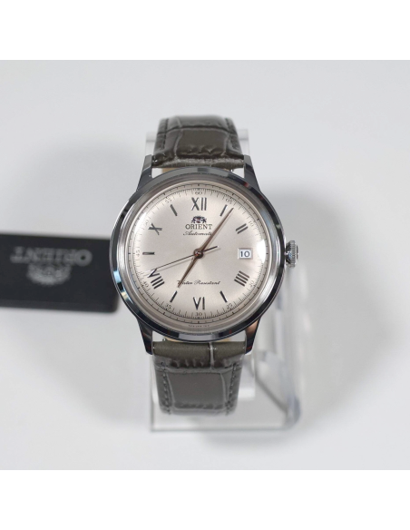 automático hombre Orient Bambino Grey Sunburst   RA-AC0025N 40,5mm 30m