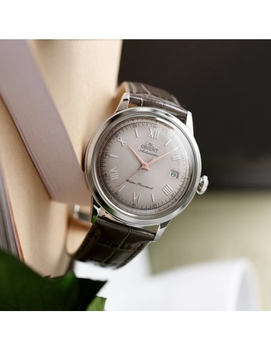 automático hombre Orient Bambino Grey Sunburst   RA-AC0025N 40,5mm 30m