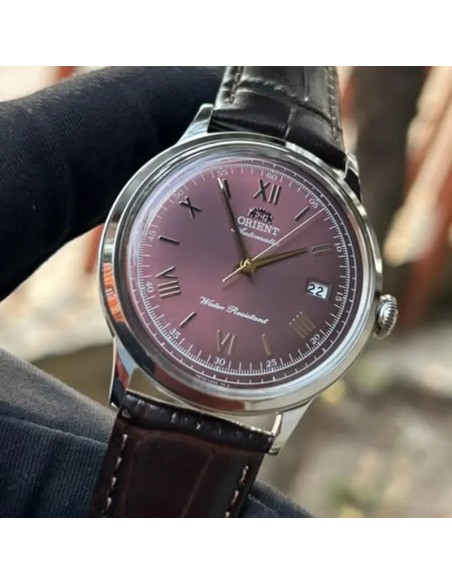 automático hombre Orient Bambino Burgundy Red Wine   RA-AC0026R 40,5mm 30m