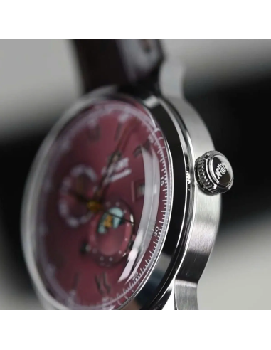 automático hombre Orient Bambino Sun & Moon RA-AK0807R  41,5mm hand-hacking