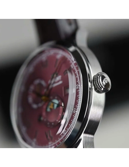 automático hombre Orient Bambino Sun & Moon RA-AK0807R  41,5mm hand-hacking