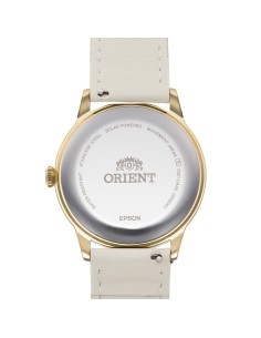 solar hombre Orient Bambino Solar Ivory RA-WK0001S 38,4m 30m WR correa de cuero 2