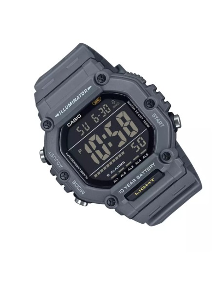 Reloj deportivo hombre Casio  AE-1600H-8b  54,1 × 49,7 × 15,9 mm 10 años batería 100m WR 5 alarmas