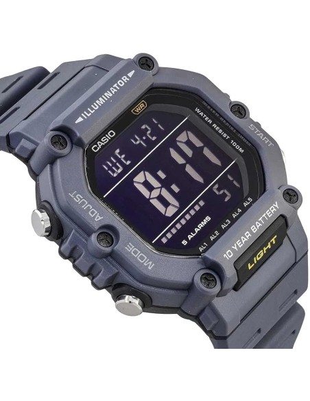 Reloj deportivo hombre Casio  AE-1600H-8b  54,1 × 49,7 × 15,9 mm 10 años batería 100m WR 5 alarmas