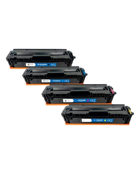 pack 4 toner Compatibles HP W2190X / W2191X / W2192X / W2193X / 219X - CON CHIP Color LaserJet Pro 3202 / MFP 3302