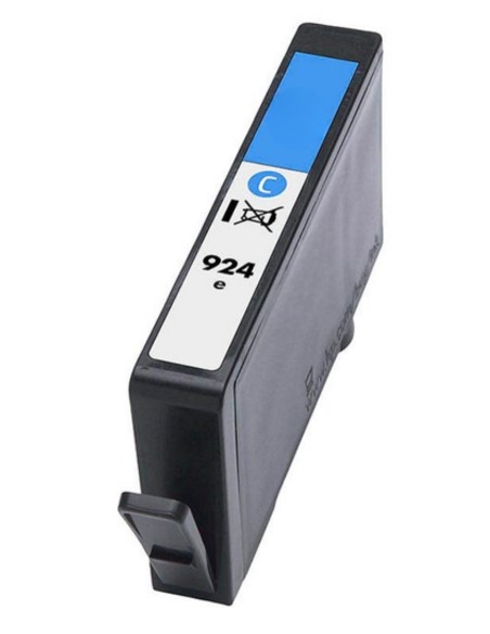 tinta Compatible HP 924e XL / 924 Cyan Cartucho de Tinta 4K0U7NE para HP OfficeJet 8120 / 8120e / 8122e / 8123 / 8124e / 8125e /