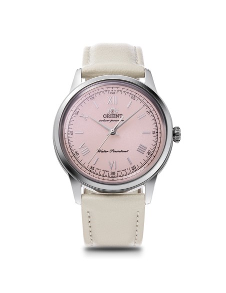 reloj hombre solar Orient Bambino Solar RA-WK0005P 38,4mm correa de cuero