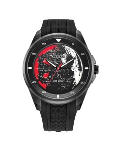 solar hombre Citizen Star Wars Death Star Vader’s Shadow AW1606-06W 45mm 100m WR