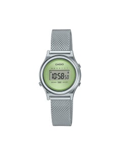 Reloj Casio mujer mini Collection LA700WEM-3A correa de acero inoxidable 30.8 × 26.3 × 7.9 mm