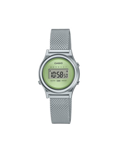 copy of Reloj Casio mujer mini Collection LA700WE-4A correa de acero inoxidable 30.8 × 26.3 × 7.9 mm