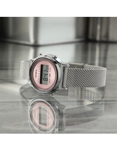 copy of Reloj Casio mujer mini Collection LA700WE-4A correa de acero inoxidable 30.8 × 26.3 × 7.9 mm 2