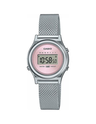 copy of Reloj Casio mujer mini Collection LA700WE-4A correa de acero inoxidable 30.8 × 26.3 × 7.9 mm
