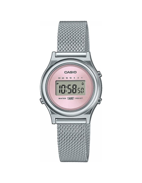 copy of Reloj Casio mujer mini Collection LA700WE-4A correa de acero inoxidable 30.8 × 26.3 × 7.9 mm