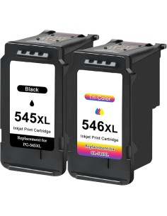CANON PG-545XL NEGRO tinta compatible ALTA CAPACIDAD 8286B001 (muestra nivel tinta)