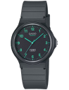 Reloj analógico unisex Casio MQ-24B-8B 38.8 × 34.9 × 7.8 mm correa de silicona