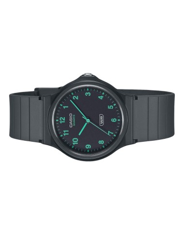Reloj analógico unisex Casio MQ-24B-8B 38.8 × 34.9 × 7.8 mm correa de silicona
