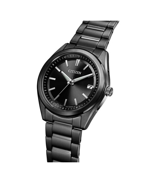 solar radiocontrolado Citizen Collection AS1085-61E JDM 38mm – Zafiro, 50 m, correa de acero
