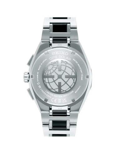solar Seiko Astron Nexter SBXC180 JDM 44.3mm – Zafiro, GPS, 100 m, titanio, edición limitada
