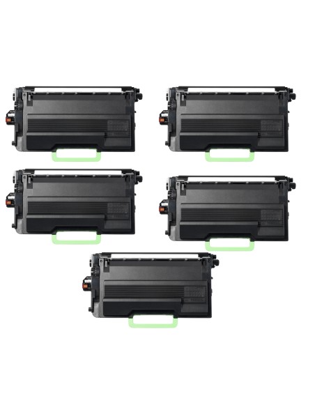 5 Tóner Compatible Brother TN3600XXL de Alta Capacidad (11.000 Páginas)