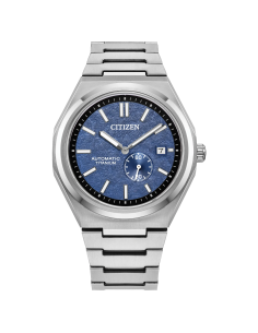Reloj hombre solar Citizen Zenshin Eco‑Drive AW0130‑85X 39 mm – Zafiro, 100 m, correa de titanio