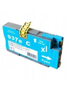 tinta Compatible HP 937e XL Cyan (Chip reforzado contra actualizaciones) OfficeJet Pro 9110 / 9117 / 9120 / 9122